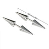 1Pair Punk Lock Lightning Chain Feather Leaf Stainless Steel Male Woman's Piercing Hoop Earring for Man Jewelry Vintage - Image 17