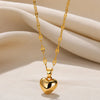Love Heart Necklace For Women Lip Chain Simple Pendant Necklace Jewelry Gift - Image 2
