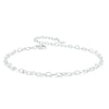 Silver Seastar and Shell Pendant Anklet Simple Chain Foot Jewelry for Women Platinum Plated Summer Jewelry - Image 11