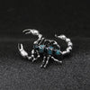Gold Silver Plated Enamel Scorpion Brooch Personality Temperament Corsage Lapel Pin Male Clothing Accessories Gifts - Image 9