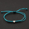 Tiny Heart Charm Bracelets for Women Girls Simple Blue Black Red Rope Chain Braided Bracelet Woven Jewelry Gifts Her - Image 18