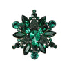 Rhinestone Flower Brooches for Women 9-color Snowflake Party Casual Brooch Pin Gifts - Image 11
