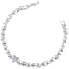 heart jewelry sets Cubic zirconia heart connector bracelet for women Brass necklace party Jewelry - Image 7