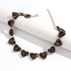 Cute Acrylic Heart Beads Choker Necklace for Women Resin Geometric Heart-shaped Beaded Collar Necklaces Girls Party Jewelry Gift - Image 18