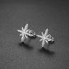 Shinny Clear Zircon North Star Stud Earring Stainless Steel Gold Color Women's Earrings Jewelry Gift - Image 4