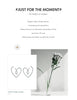 Modian 925 Sterling Silver Luxury Sparkling Clear CZ Line Hearts Stud Earrings For Women Wedding Party Jewelry Hypoallergenic