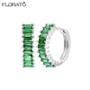 13mm Crystal Hoop Earrings for Women Silver Needle Zircon Huggie Small Earrings Hoop Piercing Jewelry Gifts - Image 55