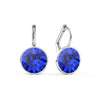 Bella Drop Earring for Women Christmas Birthday Austrian Crystals Round Cut Dangle Silver Gold Color Pierced Jewelry - Image 7