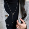 Silver Bead Geometry Necklace for Women Girl Korean Design Versatile Choker Jewelry - Image 11