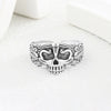 Silver Angel Wing Feather Stackable Open Rings For Women Beautiful Jewelry Accessories Prevent Allergy - Image 32
