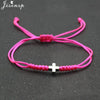 Colorful Woven Rope String Bracelet Boho Cross Charm Bracelets for Women Girls Handmade Jewelry Lucky Gift - Image 10