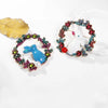 Christmas Brooch Pin Deer Rabbit Bow Pine Cone Wreath Bell Design Accessory for Men And Women Holiday Gift - Image 5