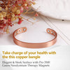 Minimalist Design Magnetic Copper Bracelet Cuff Elegant Copper Bangle Bracelets for Men Women Jewelry Gifts - Image 3