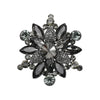 Rhinestone Flower Brooches for Women 9-color Snowflake Party Casual Brooch Pin Gifts - Image 9