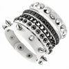 3PCS/Set Black Goth Emo Boho Bracelets For Men Women Punk Gothic Spike Rivets PU Leather Bracelet Bangles Party Jewelry Gift - Image 9