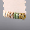 Boho 4 pair/set Multicolor Acrylic Small Hoop Earrings Resin Geometric C Shape Drop Earring Jewelry Sets for Women - Image 14