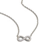 Infinity Pendant CZ Necklace Bracelet Jewelry Set Gold Plated Stainless Steel Necklace Minimalist Women's Jewelry - Image 8