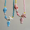 Cute Colorful Ceramic Fish Beaded Necklace For Women Handmade Rice Beads Choker Beach Charm Ocean Jewelry Accessories - Image 21