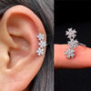 Silver Color Simple Punk Metal Zircon Ear Cuff Clip on Earrings for Women No Pierced Crystal Star Earcuff Ear Wrap Clips Jewelry - Image 22