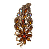 Shiny Large Glass Flower Brooches for Women Unisex Rhinestone Pins 6-color Available Casual Party Accessories Gifts - Image 7