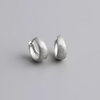 Silver Matte Minimalism Unisex Huggies Ear Hoops Earrings for Women Gothic Piercing Men's Jewelry - Image 18