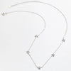 Silver Gold Starry Sky Spakle Star Linked CZ Zircon Choker Necklace Long Chains Women Wedding Jewelry Gift - Image 3