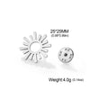 Stainless Steel Gold Color Women Brooch Crown Bee Butterfly Sun Snowflake Musical Note Badge Lapel Pin Accessories - Image 22
