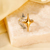 Stainless Steel Y2K Celestial Star Open Rings for Women Men Unique Design Gold Silver Color Adjustable Ring Jewelry - Image 16