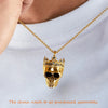 Pendant Golden Skull King with Crown Jewelry Rebel Street Accessories Silver Rock Hiphop Gift For Women Men - Image 4