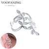 Silver Ear Needle Simple Ear Clip White Zircon Wrapping Design Earring for Women Jewelry Gift - Image 7