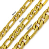6/8/10MM Men's Figaro NK Chain Necklace Stainless Steel Gold Color Mixed Silver Color Curb Link For Women Jewelry Gift - Image 8