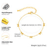 Classic Bowknot Bracelet for Women,Gold Color Stainless Steel Flat Rolo Chain Bow Bracelets,Chic Jewelry Gifts - Image 6