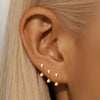 1PC 1PC Silver U-shaped Heart Star Flower Horse Eye CZ Cartilage Piercing Ear Bone Nose Ring Earring Jewelry - Image 3