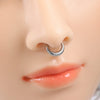 Smooth Hinged Hoop Clicker in 316L Stainless Steel for Nose Septum and Cartilage - Image 14