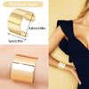 Chunky Heavy Wide Metal Bracelets For Women Open Cuff Exaggerated Cuff Bangles Charm Arm Jewelry Gifts - Image 6