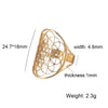 Eueavan Flower of Life Ring Stainless Steel Sacred Geometry Archangel Metatron Ring Adjustable Amulet Jewelry Gift - Image 7