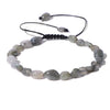 Multicolor Bead Bracelet with Square Spacer Details and Stone-Look Options - Image 7