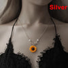 Star Pendants Women's Necklaces Blue Acrylic Beads Tassel Choker Necklace Hollow Leaf Punk Neck Jewelry - Image 23
