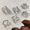 316L Stainless Steel Rings for Women Silver Color Classic Rings Wedding Couple Rings Party Jewelry Accessories - Image 3
