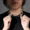 Uwin Iced Shinning Star Tennis Chain Necklace for Women 6mm Prong Setting Cubic Zirconia Chain Choker Jewelry for Gift - Image 3