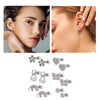316L Stainless Steel Flat-Back Cartilage Stud Set with Heart Flower Butterfly and Cat Designs - Image 6
