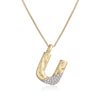 Gold/Silver Color Mixed 26 Letters Pendant Necklaces For Women Men Shiny CZ Zircon Inlay Party Jewelry Gift - Image 28