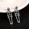 Punk Halloween Earrings for Women, Spooky Skull Skeleton Dangle Earrings for Women,Bloody Knife Drop Earring - Image 10