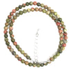 4mm Stone Malachite Quartz Opal Volcanic Lava Round Bead Necklaces Women Men Choker Classic Jewelry Gift 16in - Image 19
