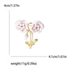 Enamel Hydrangea Brooches for Women Unisex Pearl Flower Pin Plant Lapel Pins Office Party Friend Gifts Jewelry Accessories - Image 30