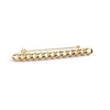 Korean Gold Color Empty Chain Brooch Jewelry Simple Buckle Lapel Pin Wedding Clothing Accessories - Image 4