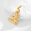 Leo Stainless Steel Irregular Brooches Women Unisex Glossy Geometric Pins Banquet Party Clothing Accessories - Image 32