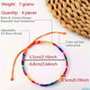 Boho Surfer Bracelet Anklet Adjustable Beaded Anklets Handmade Braided Bracelet Colorful Anklet Summer String Rope Ankle Bracele - Image 6
