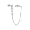 Silver Zircon Double layer Clip Earrings Women 1Piece No Piercing Earring Party Jewelry - Image 13