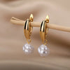 Butterfly Zircon Stainless Steel Pearl Earrings For Women Gold Plated Piercing Earring Aesthetic Jewelry Gift - Image 10